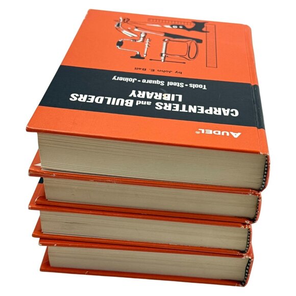 Audel Carpenter and Builders Library Lot 4 Vol 1 2 3 4 Book 1977 4th Ed - Picture 15 of 16